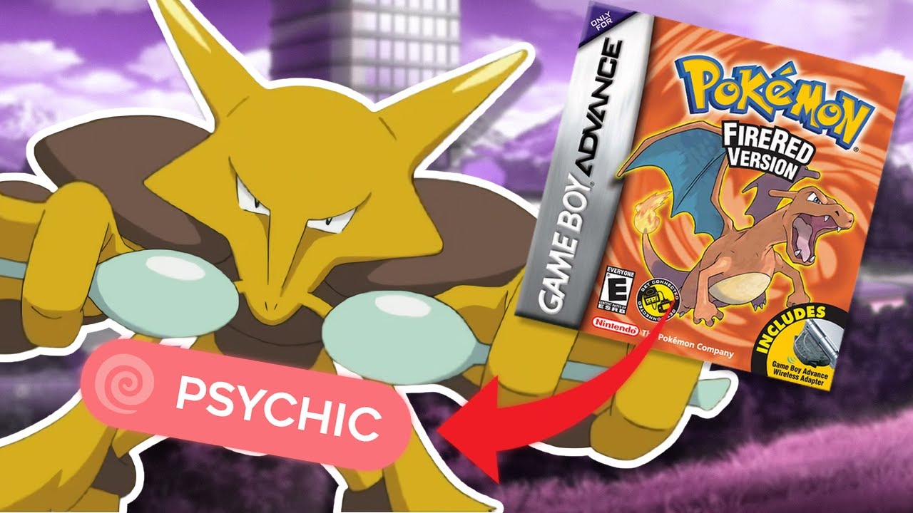 O tipo PSIQUICO faz Pokémon Firered parecer UMA PIADA! | Desafio Pokémon
