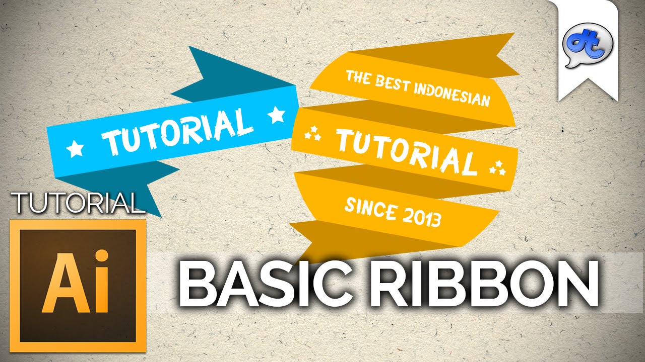 Adobe Illustrator | TUTORIAL #5 : BASIC RIBBON (Bahasa Indonesia)