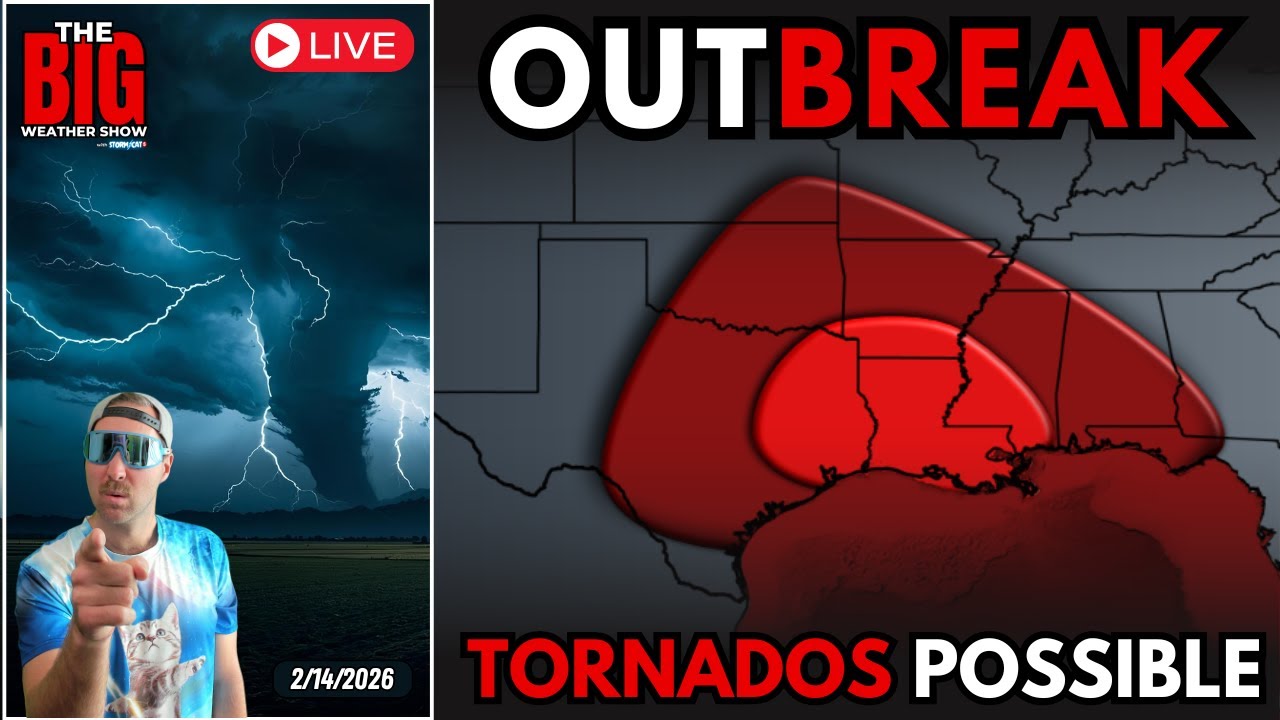 🔴 LIVE: LOCKING IN on Severe Weather in the South | Low TORNADO Threat | The BIG Weather Show