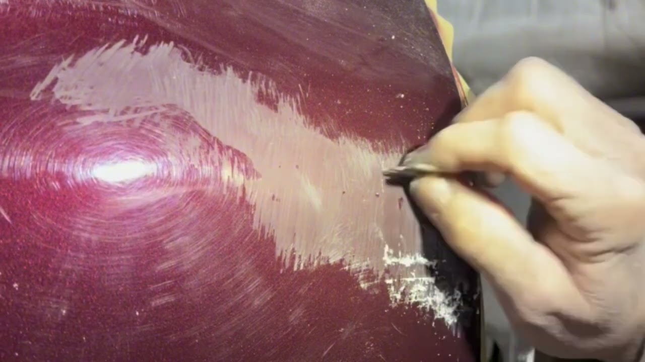 THE GREATEST RUN REPAIR YOU’VE EVER SEEN💥💥 Easy DIY Tip Repair How To Fix A Run In Paint Using Razor
