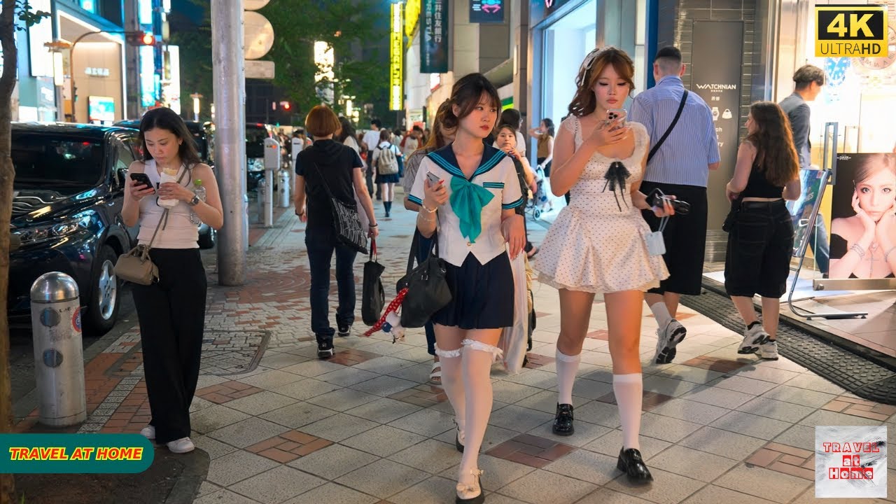 4K HDR Japan travel 2025 | Night Walk in Shibuya (渋谷) Tokyo Japan |  Relaxing Natural City ambience