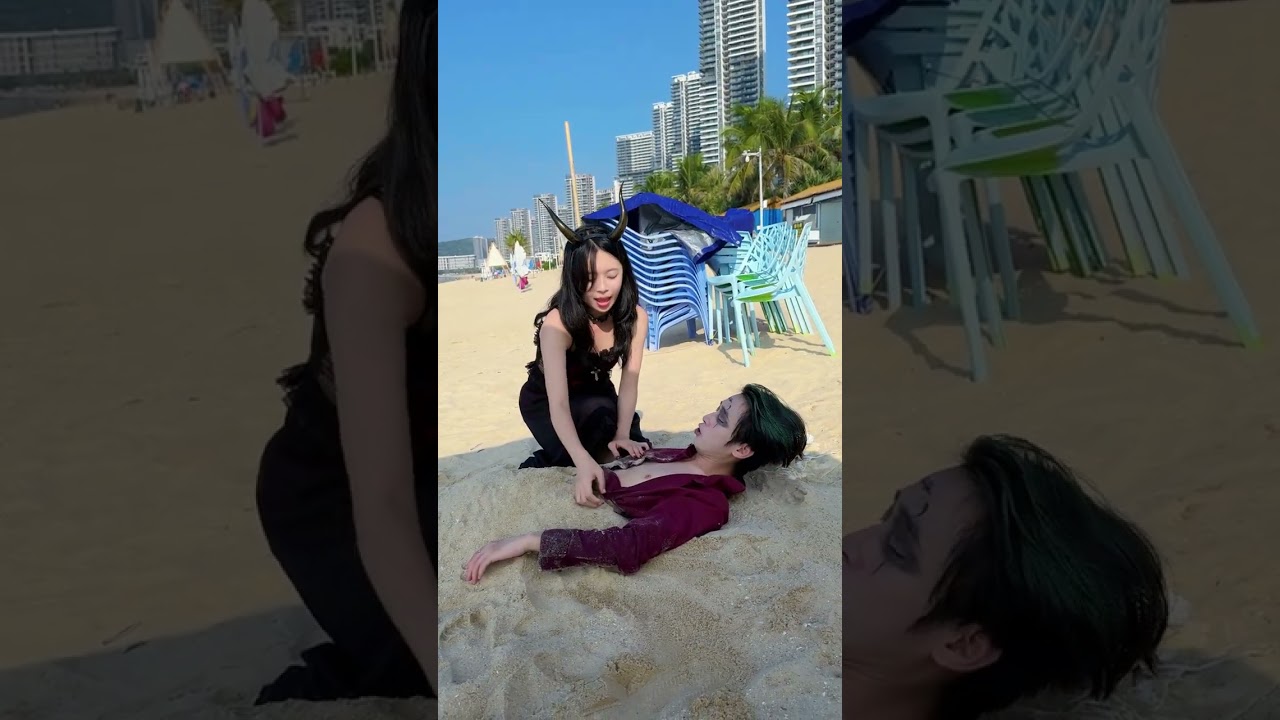 The joker was actually seduced by a demon on the beach#devil #lilith #funny #shorts