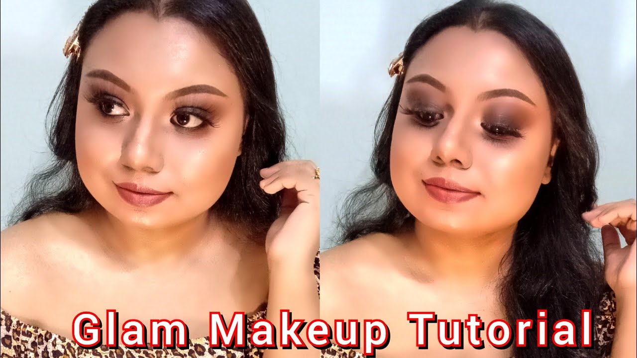 EASY SOFT GLAM MAKEUP TUTORIAL | @Aninditadass9  #softmakeuplook #glam