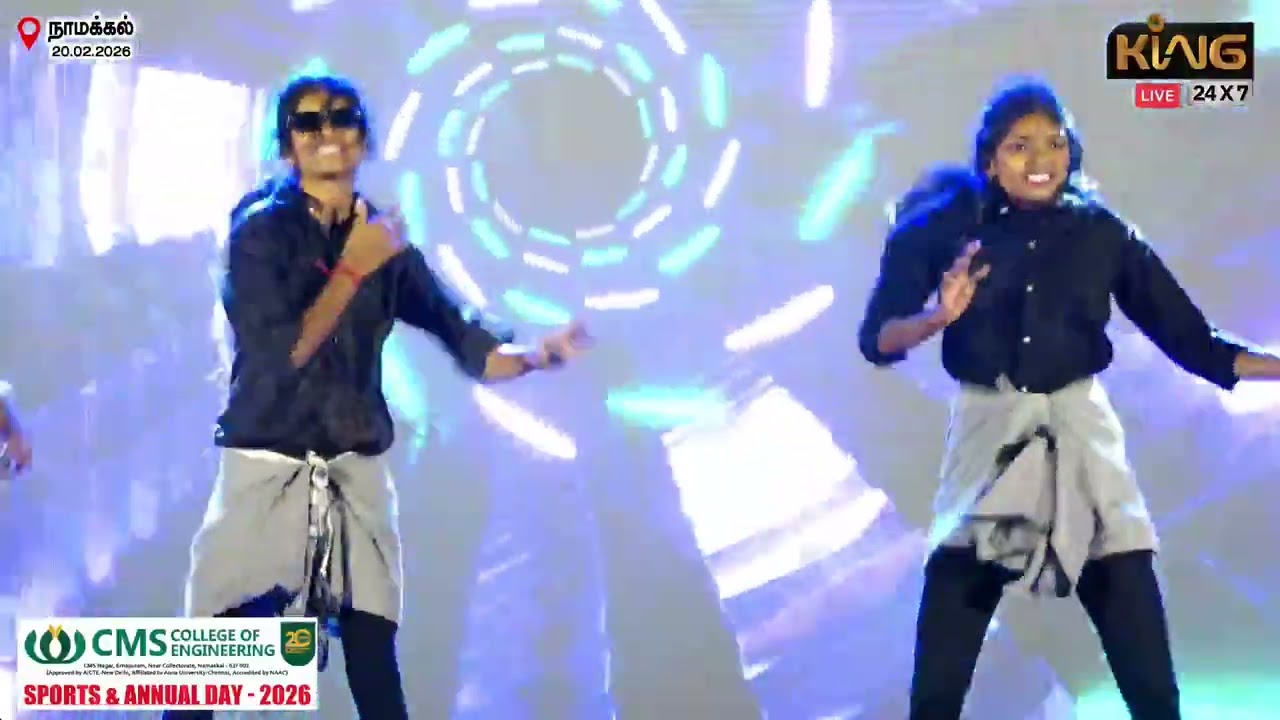 Folk Mixing Song | Amazing Dance Performance | CMS College Of Engineering Annual Day & Sports Day