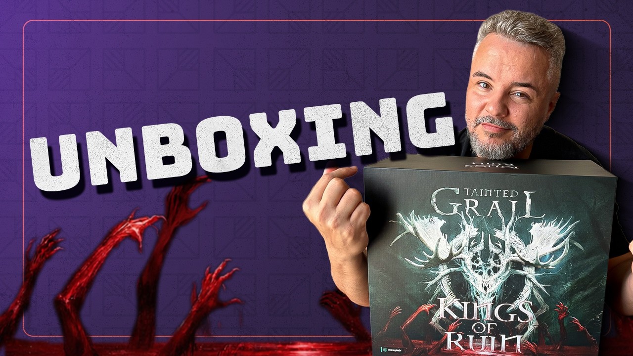 Tainted Grail Monarca das Ruínas: confira O QUE VEM NA CAIXA!