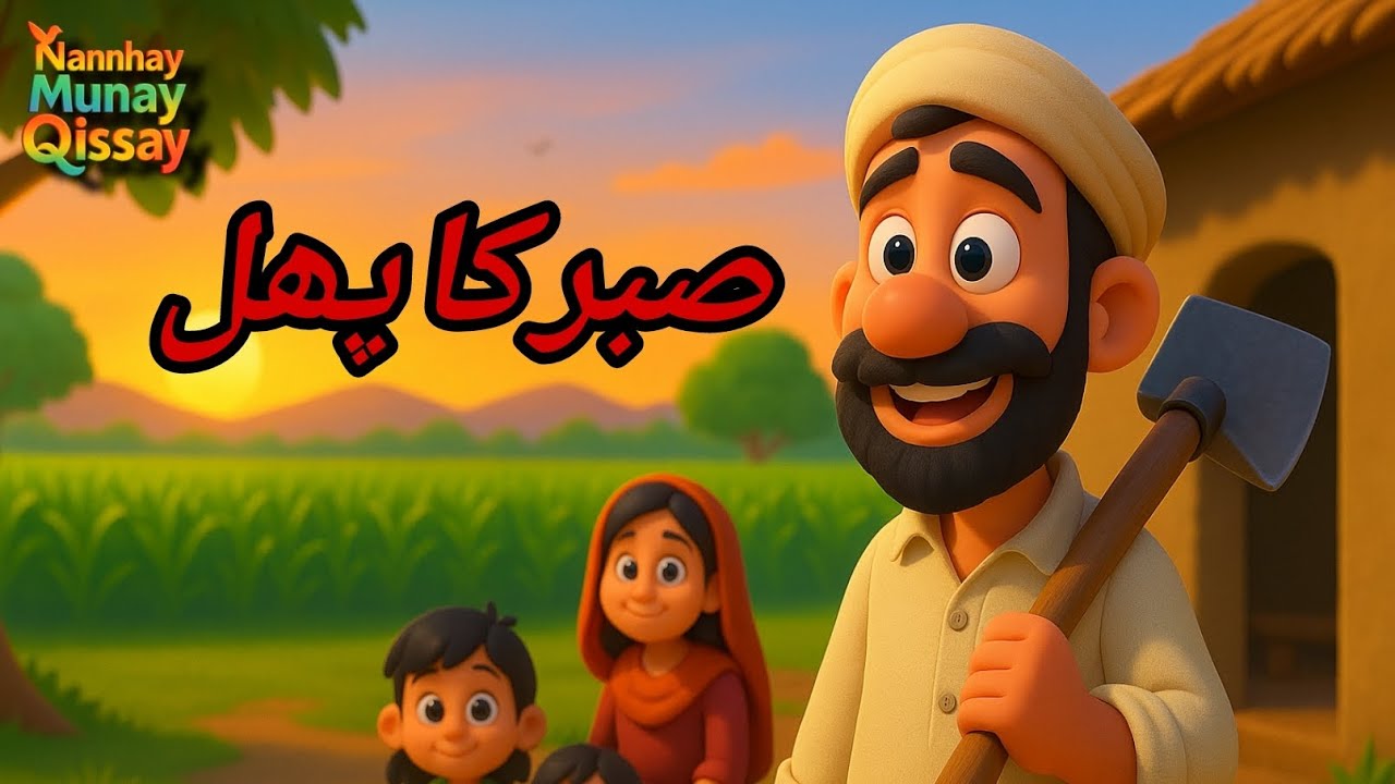 Sabr ka phal | kisan ki mehnat | Urdu moral story | Urdu Kahaniyan | Animated moral story