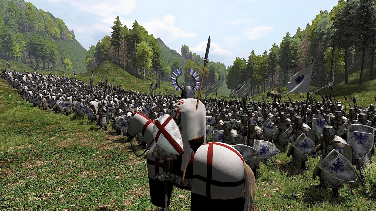 Legionaries & Cataphracts: 500 Crusaders vs 500 Calradian Empire | Bannerlord