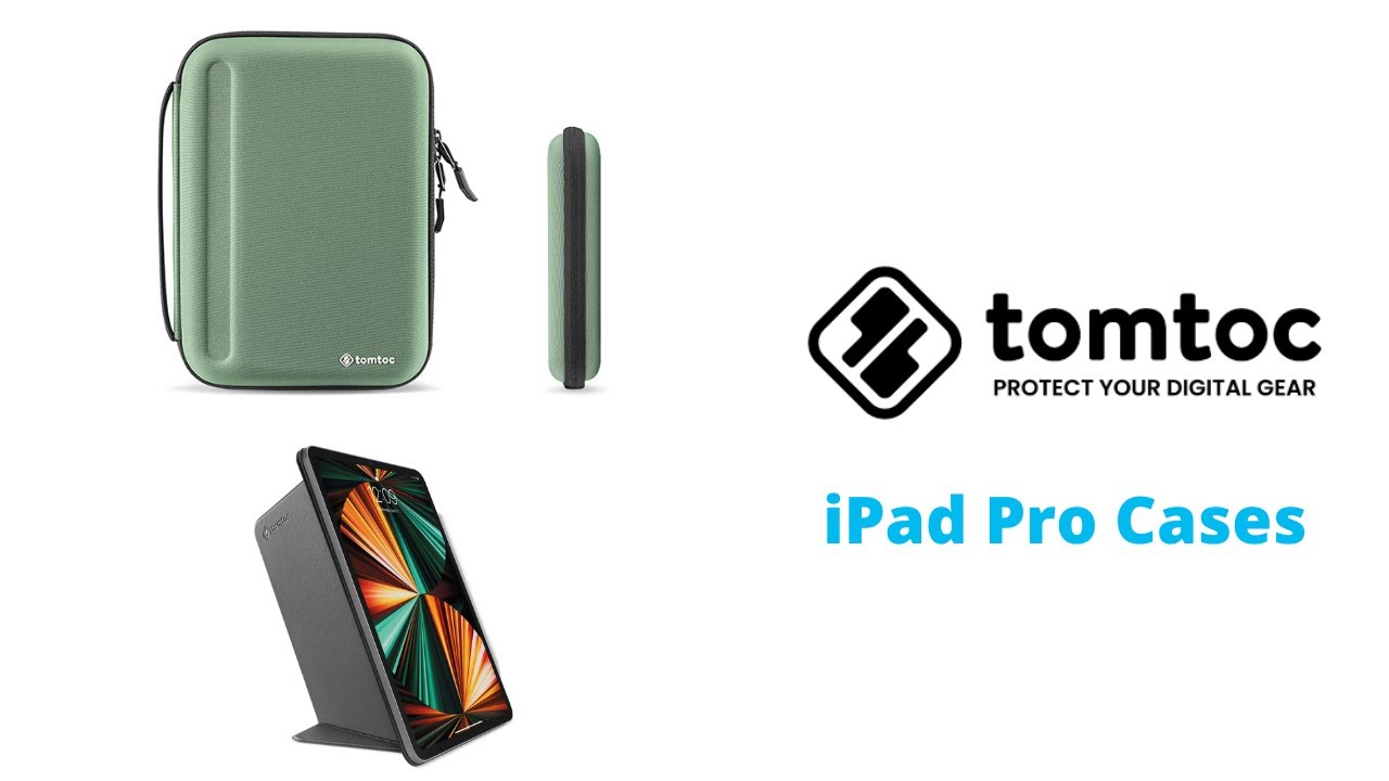 tomtoc iPad Protection - Smart Folio and Portfolio Cases