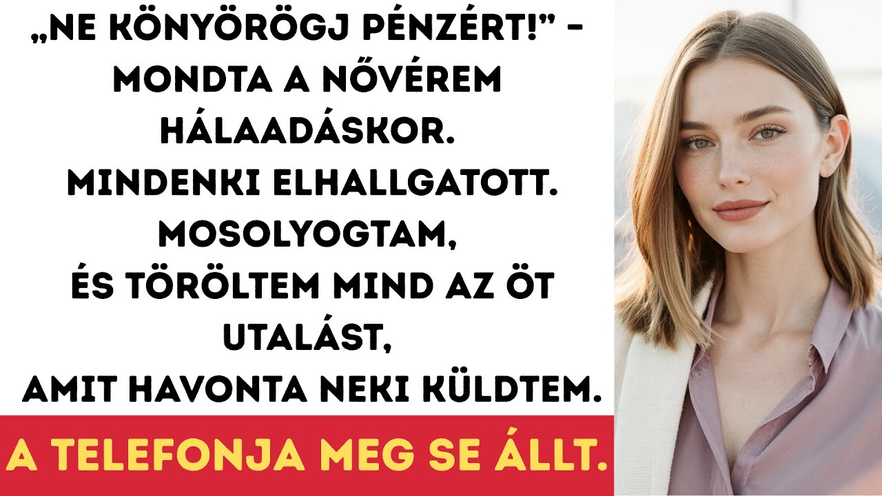 A nővérem hálaadáskor azt mondta: „Ne kérj pénzt” — miközben én fizetem az 52,8 ezres adósságát.