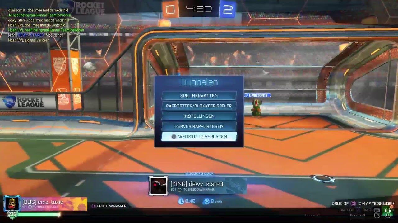 Rocket League met kijkers