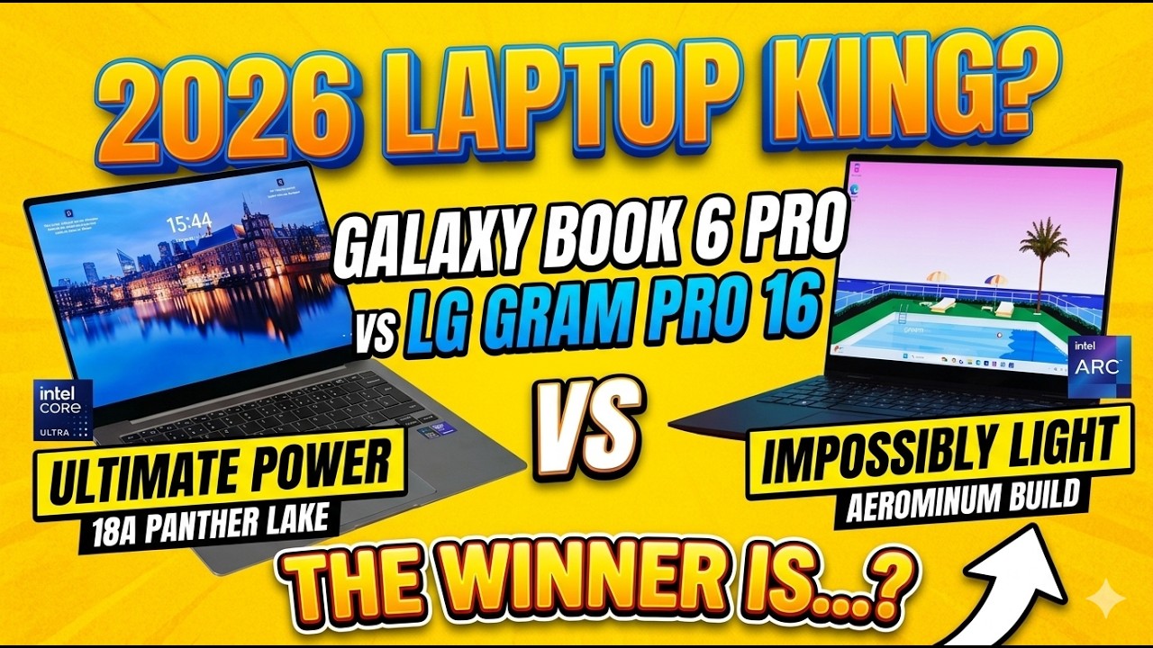 Король ноутбуков 2026 года? Samsung Galaxy Book 6 Pro против LG Gram Pro 16