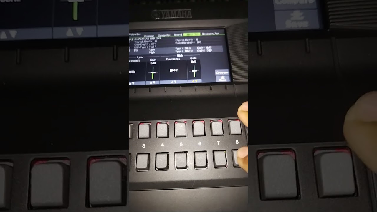 como darle efectos volumen etc a nuestros samples en Yamaha Psr sx600