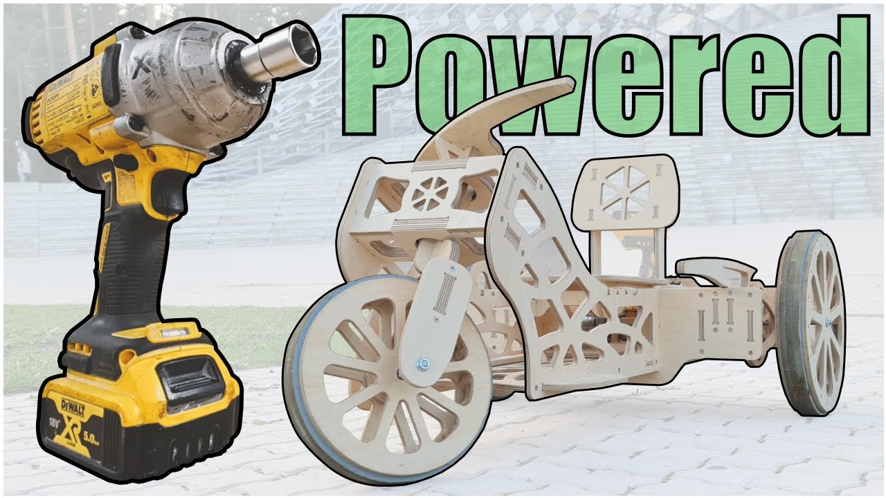 Drill Powered Go-Kart Made on A CNC Router - Took Us Years To Develop - Aribabox