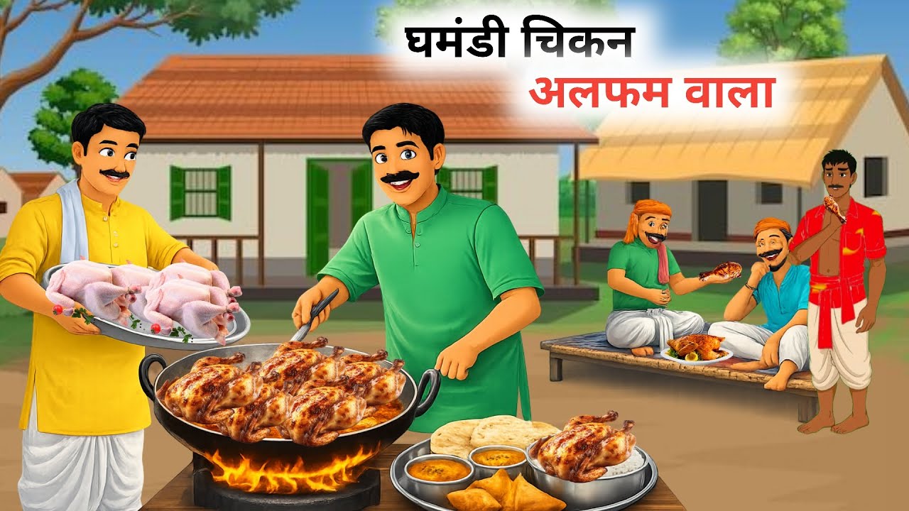 घमंडी चिकन अल्फाम वाला 😡 | hindi kahani | moral stories in hindi | cartoon video 