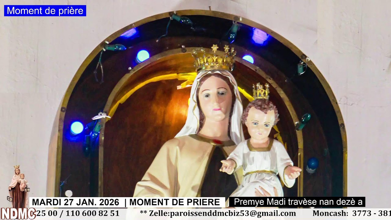 MARDI 27 JAN. 2026  | MOMENT DE PRIERE  | Premye Madi Travèse nan dezè a