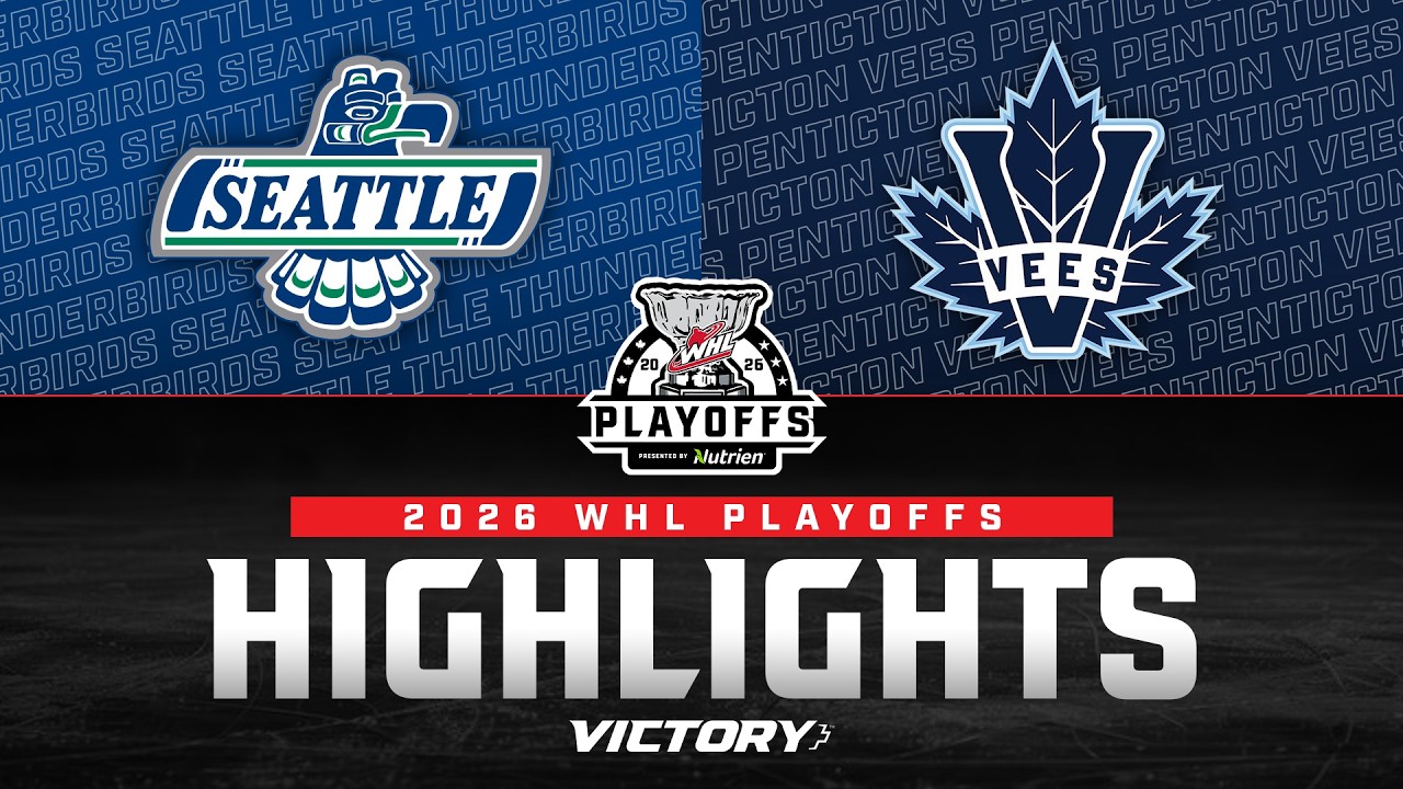 Seattle Thunderbirds at Penticton Vees - Game 5 | 2026 WHL Playoffs Highlights