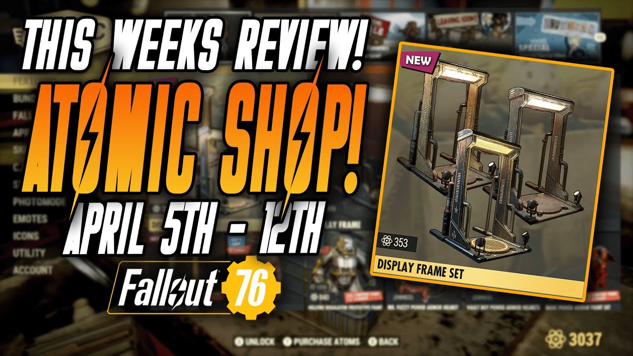 Fallout 76 Atomic Shop Update | April 5th - 12th