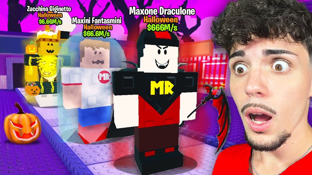 HO RICEVUTO IL MIO BRAINROT VERSIONE HALLOWEEN E QUELLO DEI MIEI AMICI su ROBLOX STEAL A BRAINROT!