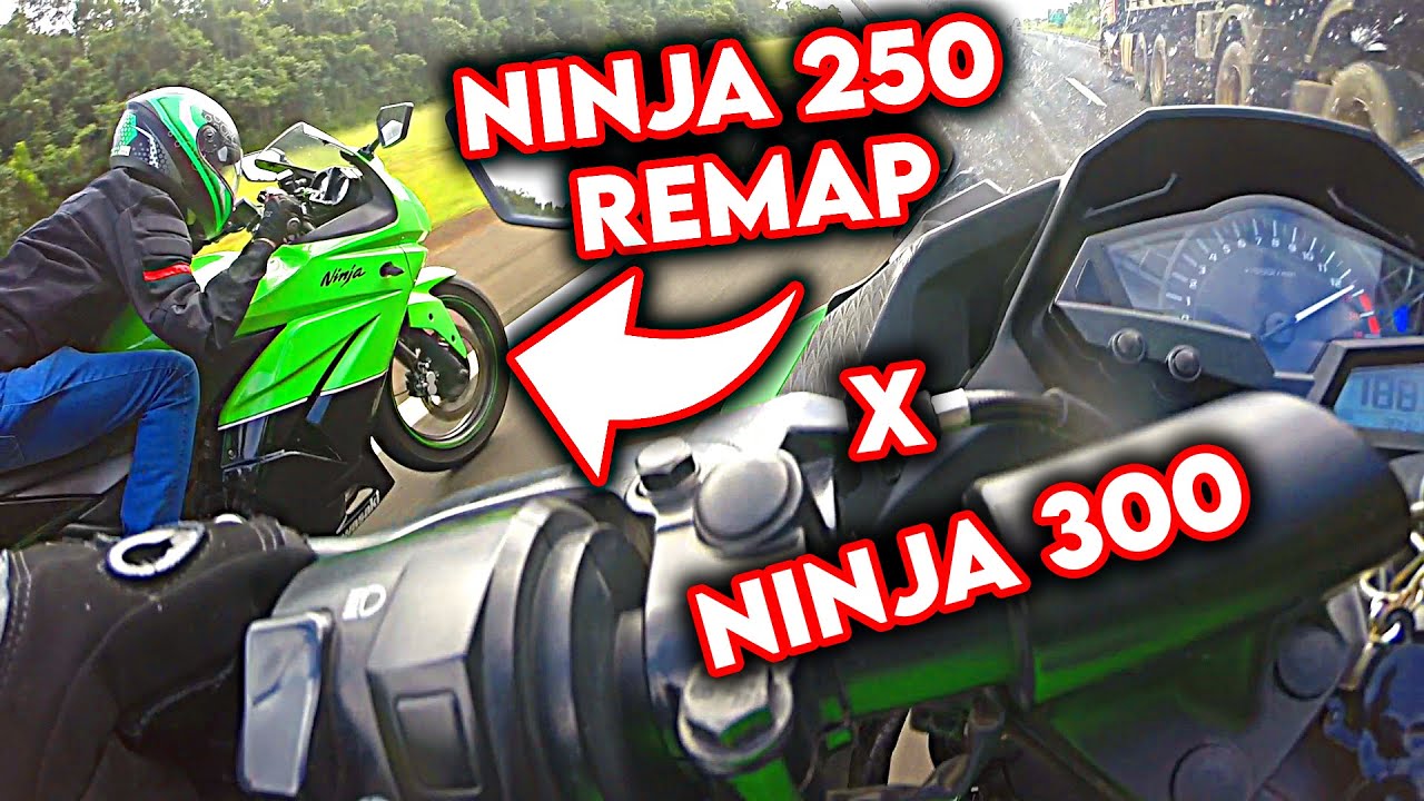 NINJA 300 x NINJA 250R REMAP - TOP SPEED - DEMOREI, MAS BUSQUEI!