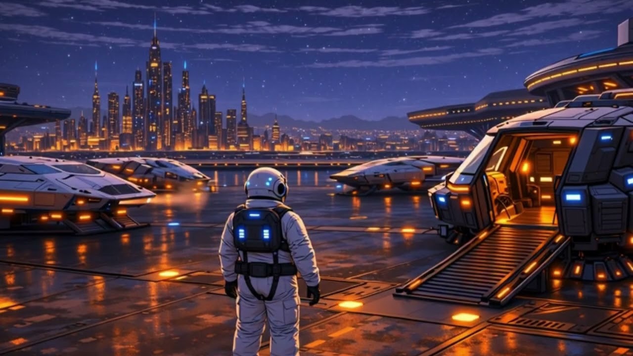 Outer Orbit 🌙 Space Lofi for Reading & Relaxation | Cosmic Voyager