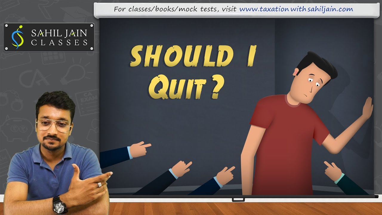 When should you leave CA Course?