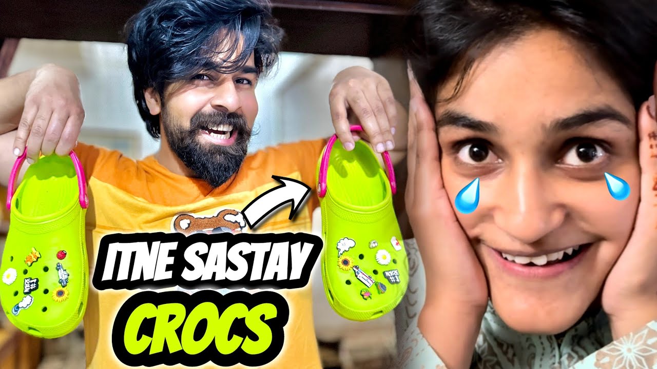 My SISTER Reaction on My Crocs 🤣 FUNNY PUNJABI VLOG