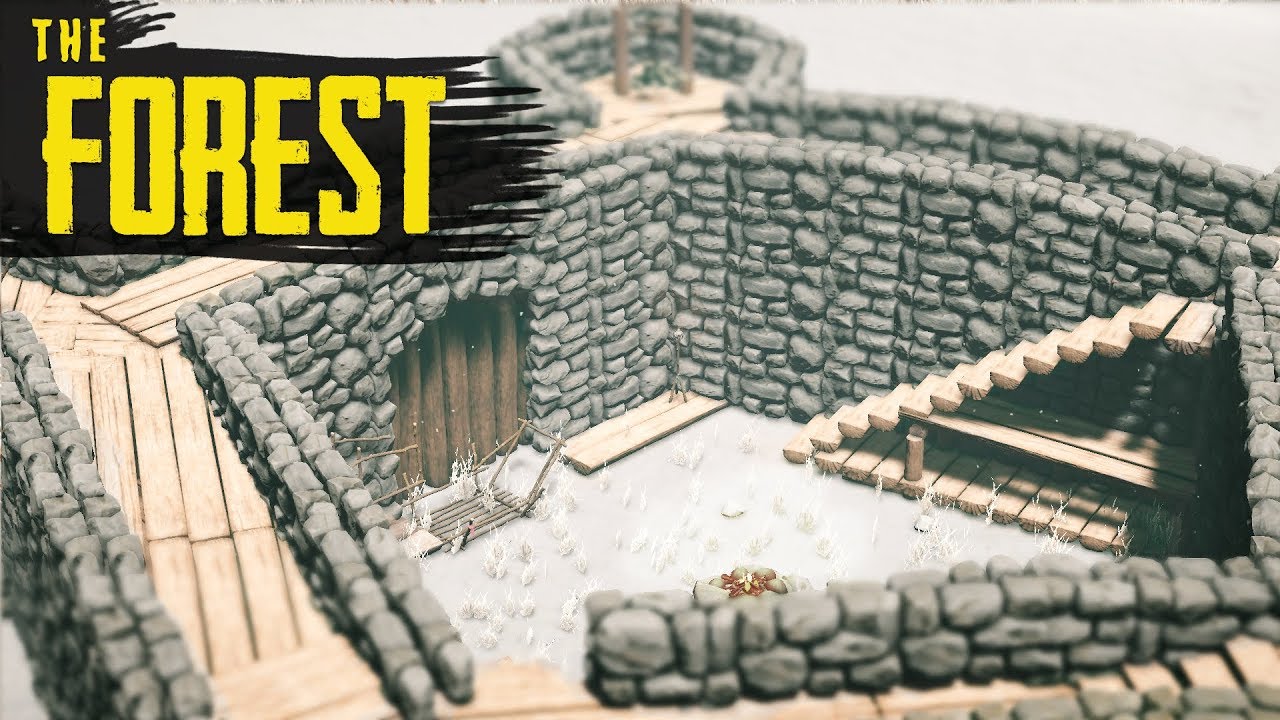 THE COURTYARD! The Forest Hard Survival S3 Episode 40