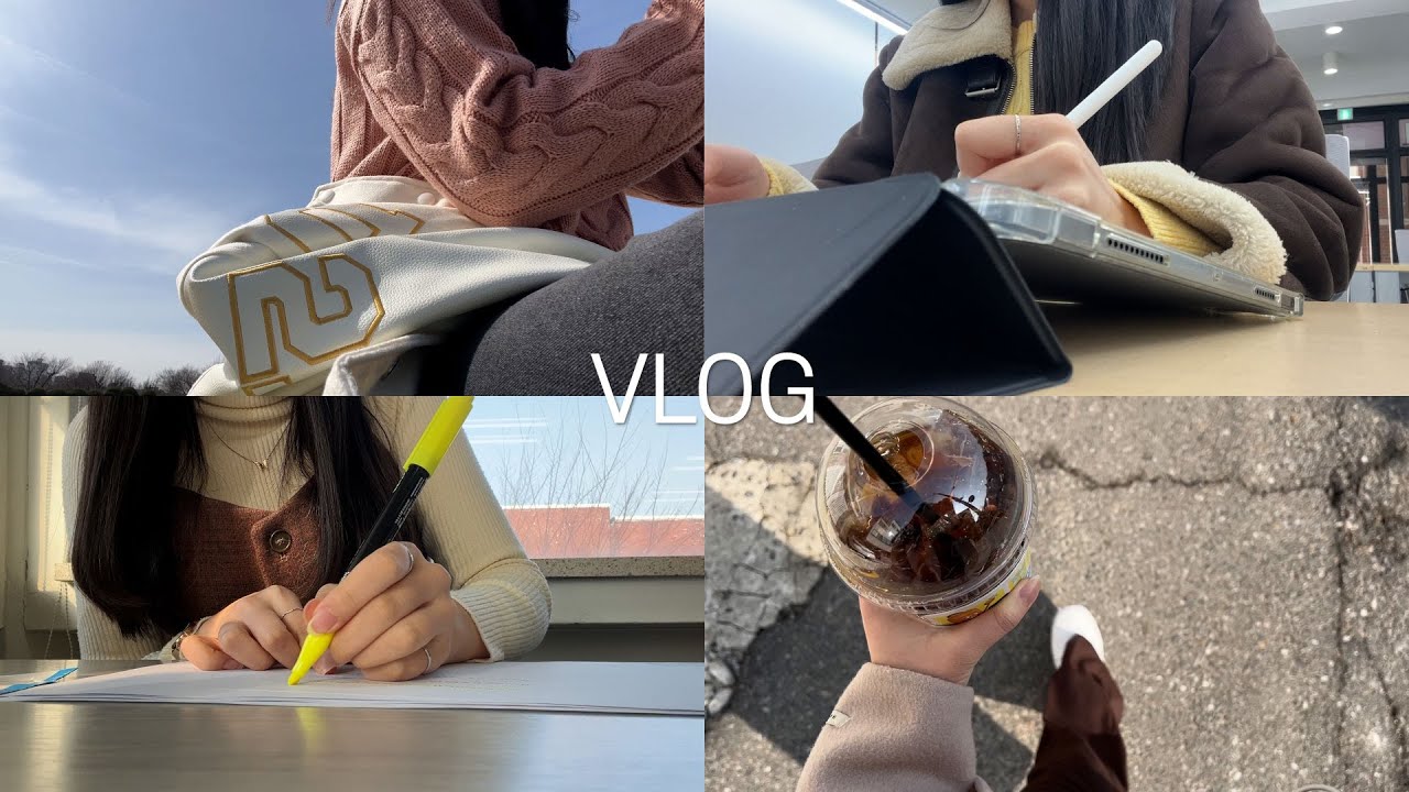 [VLOG] 개강이다..💥 | 대학생 개강 VLOG | 인간 아샷추 컴백🧊☕ | 면접 ootd | 피크닉🧺
