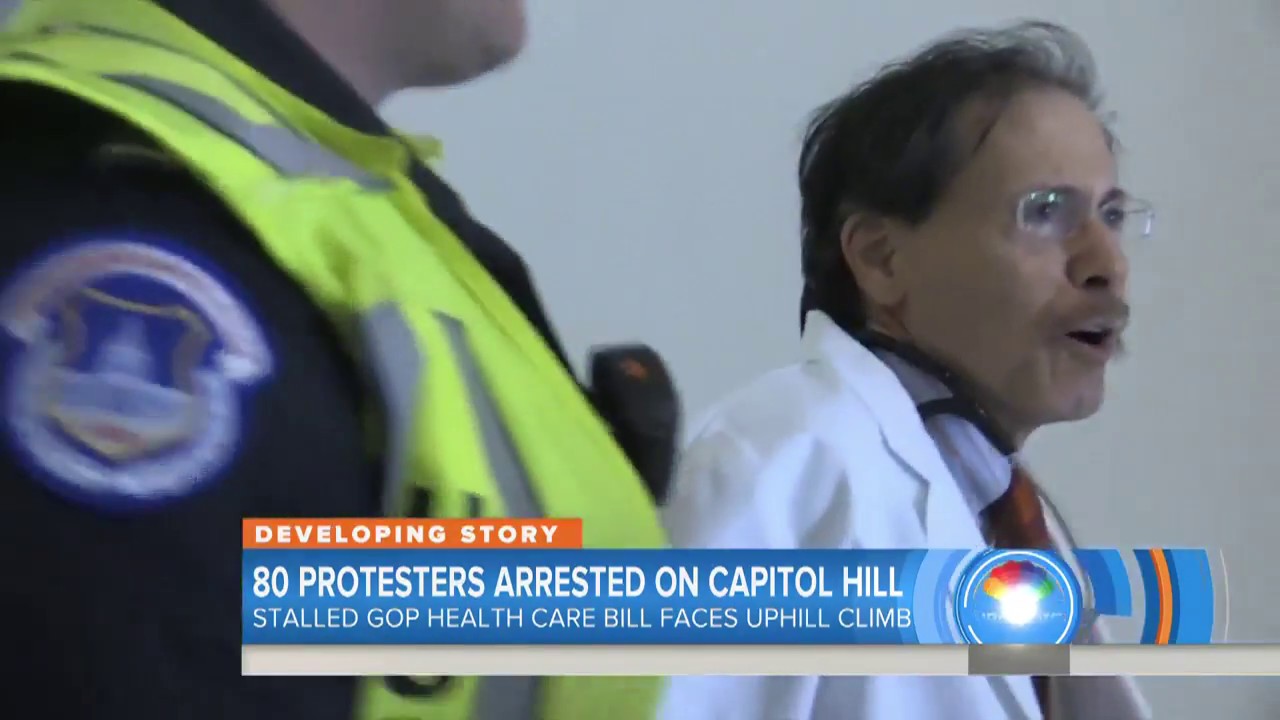 Capitol Hill Protest Against Repealing Obamacare: 80 People Arrested | TODAY
