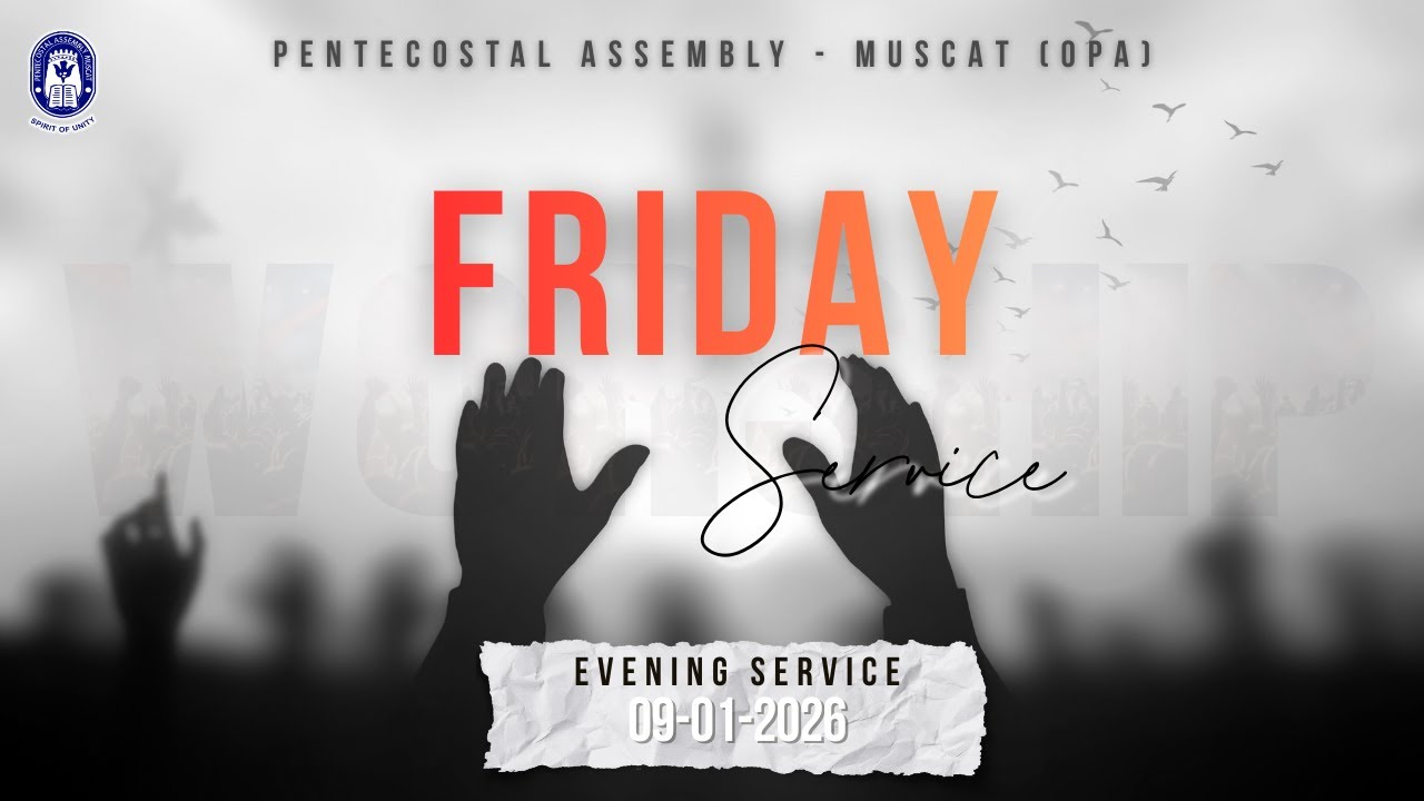 OPA FRIDAY EVENING WORSHIP SERVICE 09-01-2026