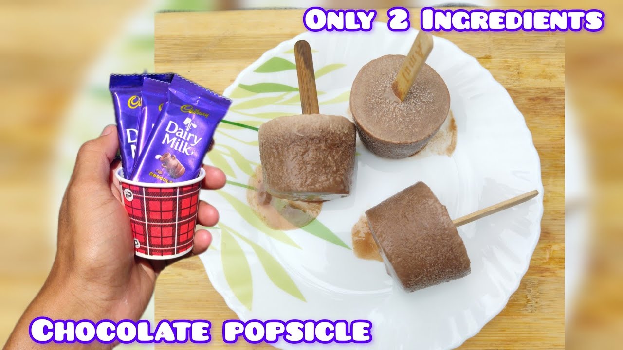 🍫🥛Dairy Milk Chocolate Popsicle | 2 Ingredients Chocolate Ice Cream ‎@therealassamkitchen5737 