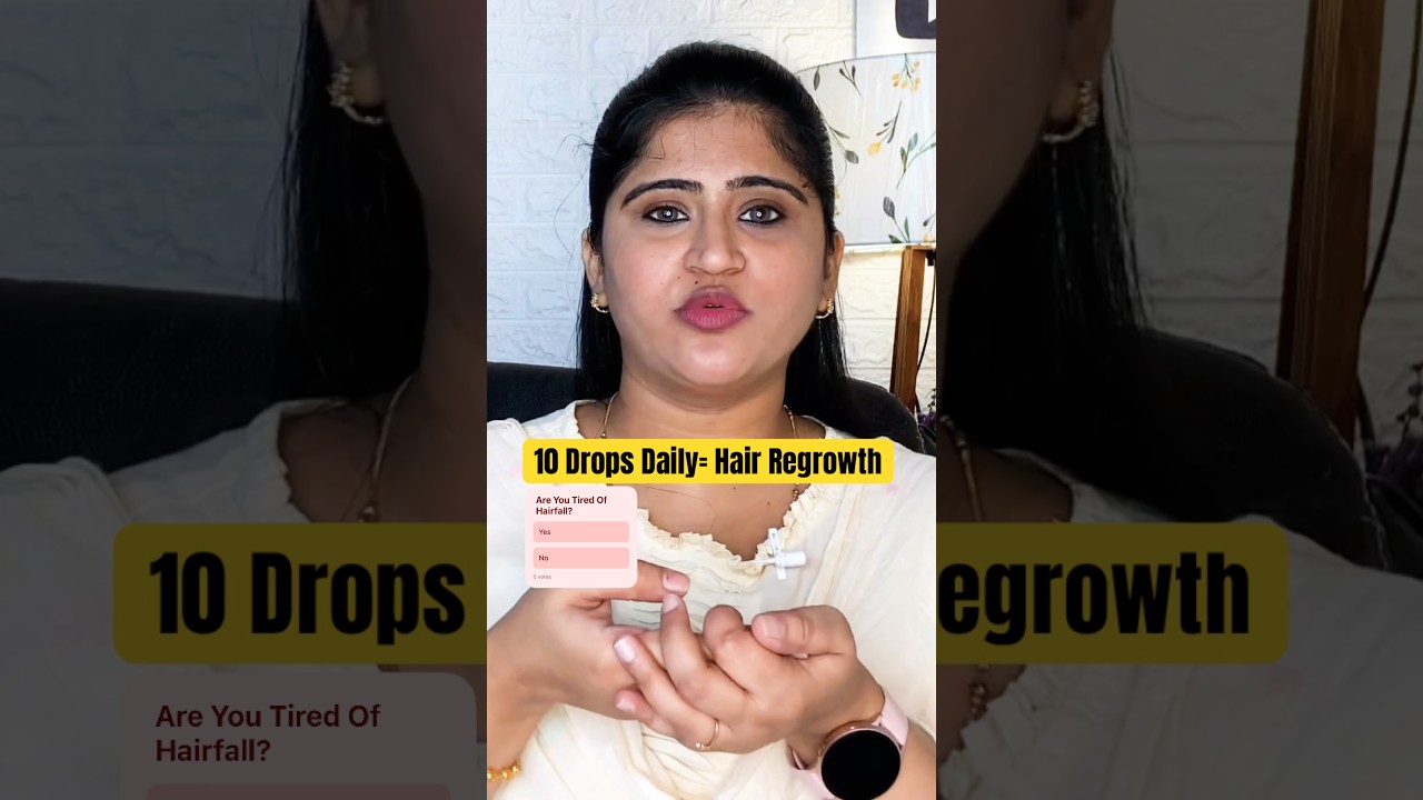 10 Drops = Hair Regrowth | shocking Benefits of Jaborandi Q #shorts