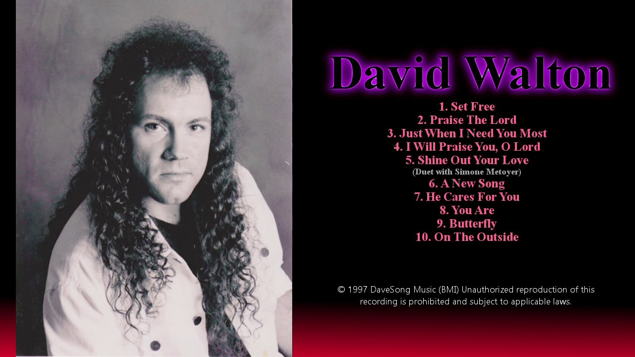 I WILL PRAISE YOU, O LORD (David Walton)