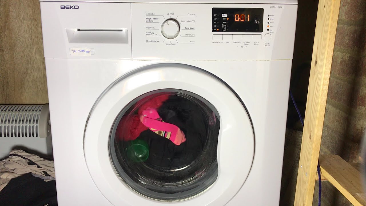 beko WM74135W - synthetic cold