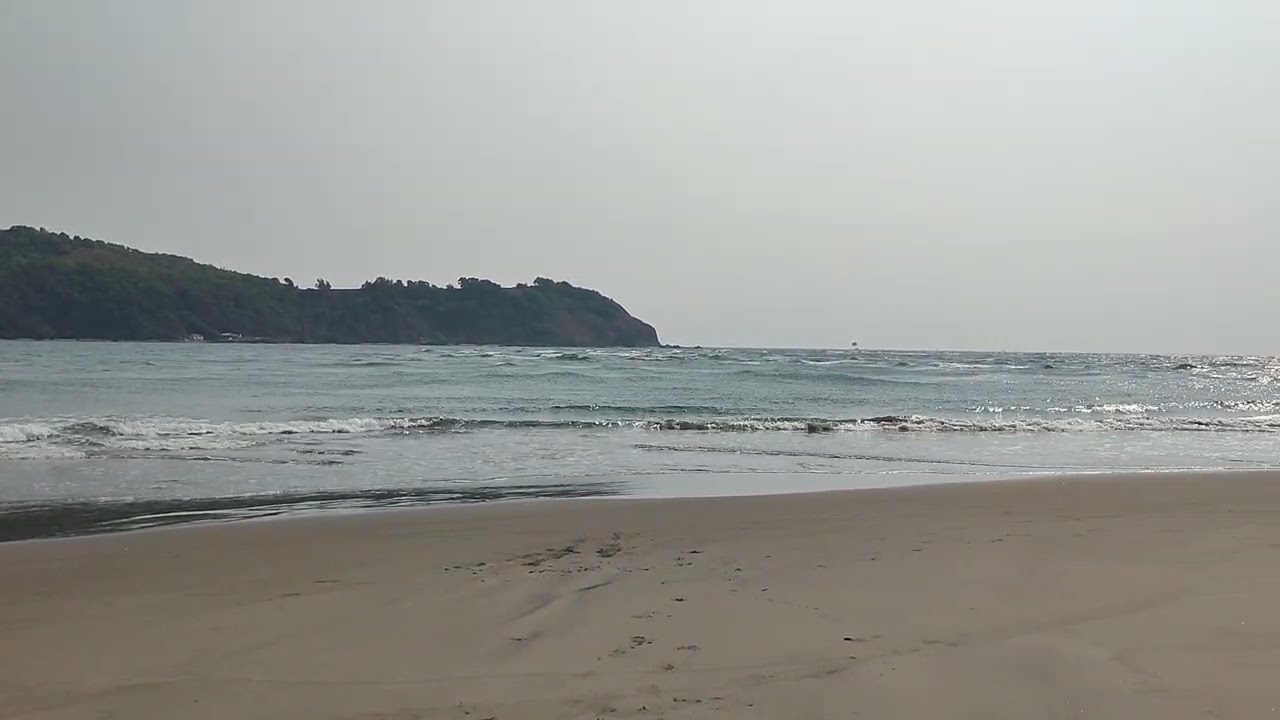Point where Chapora River meets Arabian Sea at Morjim Beach, Goa. #morjimbeach #goa #goatourism