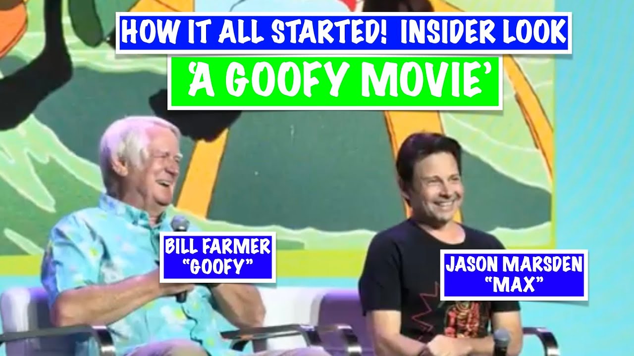 DISNEY CELEBRITIES JASON MARSDEN, BILL FARMER MAX & GOOFY  'A GOOFY MOVIE' INTERVIEW CELEBRITY PANEL