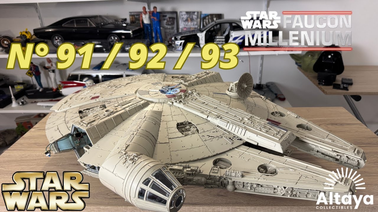 FAUCON MILLENIUM ALTAYA N°91 & 92 & 93