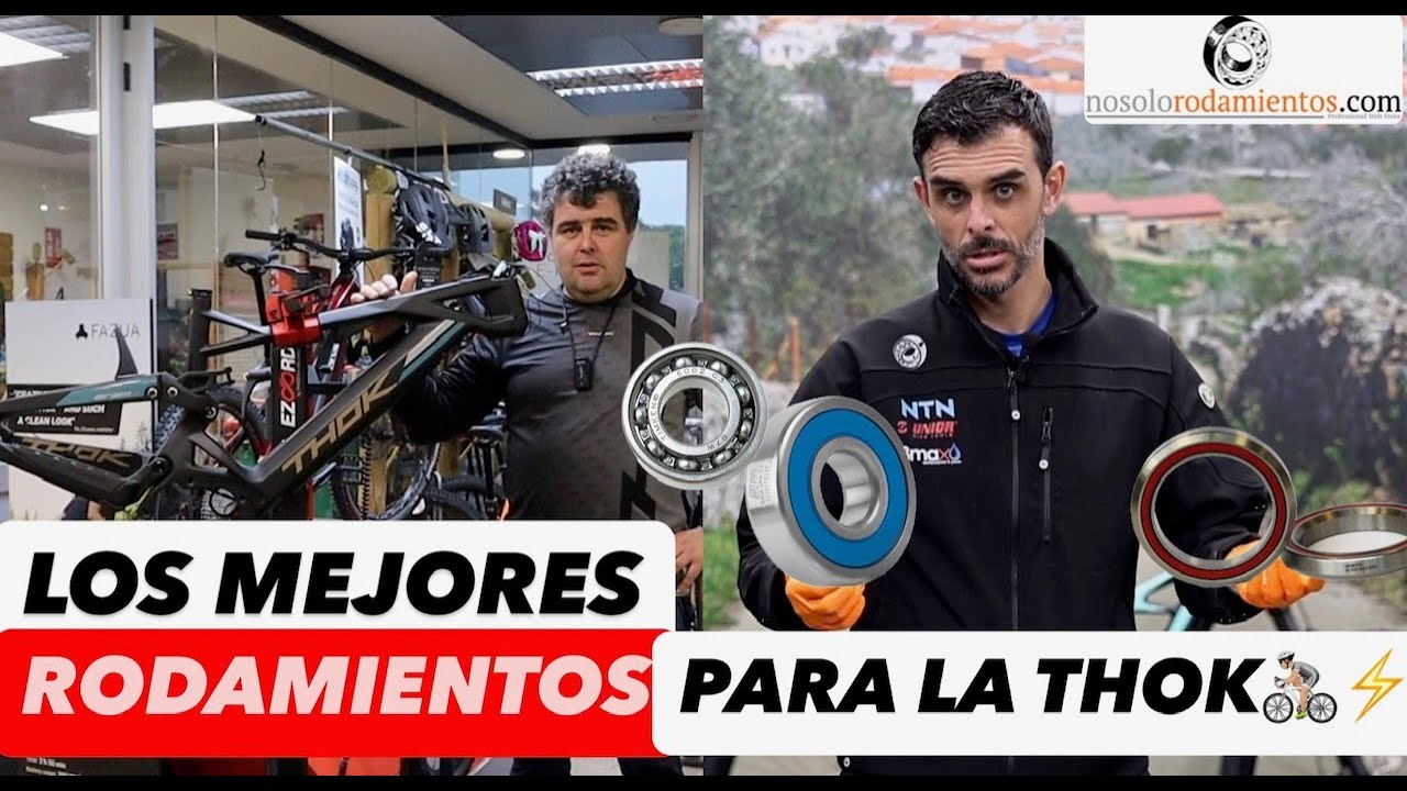 LOS MEJORES RODAMIENTOS DEL MERCADO PARA UNA EBIKE, SORTEO THOK VALORADA EN 12000 euros