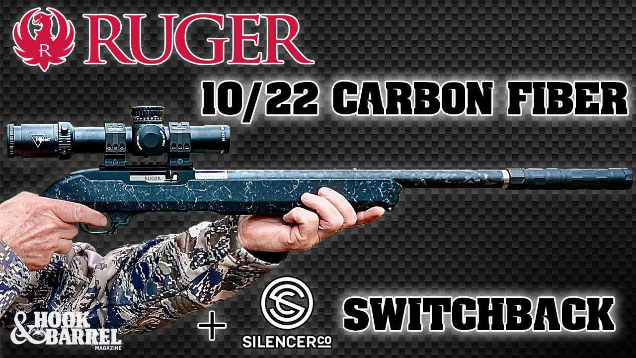 Тестирование винтовки Ruger 10/22 Carbon Fiber + глушителя SilencerCo Switchback