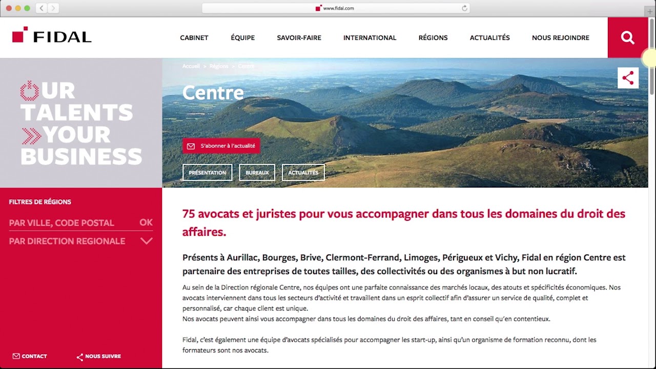 Fidal - Centre