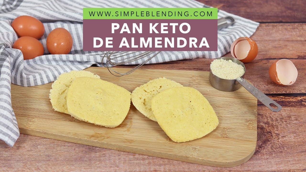 PAN CETOGÉNICO DE ALMENDRAS MUY RÁPIDO | Pan rápido de harina de almendra
