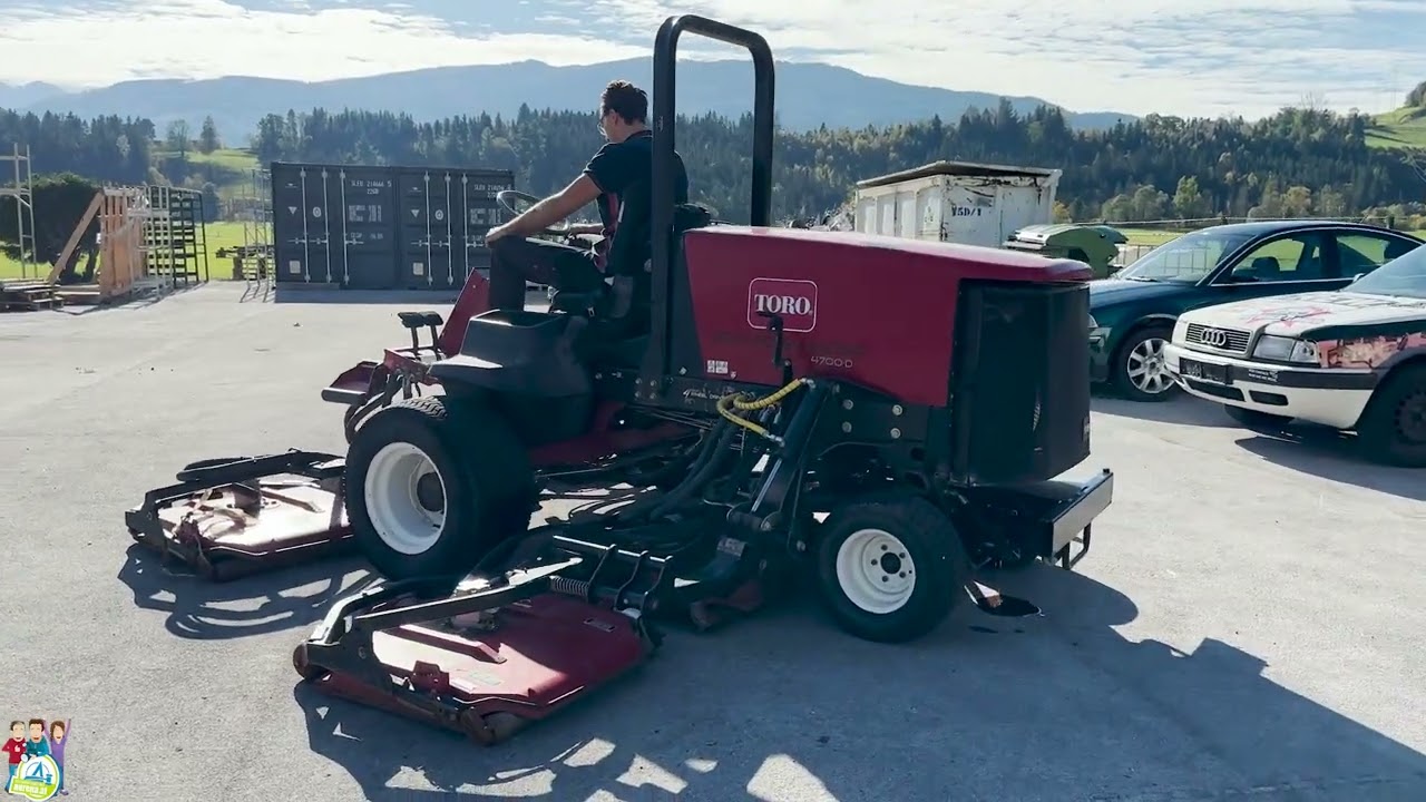 Gro&szlig;fl&auml;chen Rasenm&auml;her Toro Groundsmaster 4700-D
