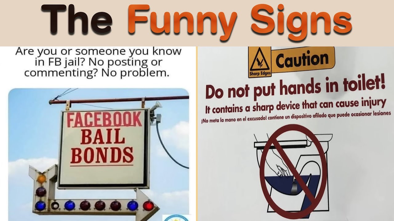 The Funny Signs That Will Make You Laugh Out Loud Instantly || Sign Hub