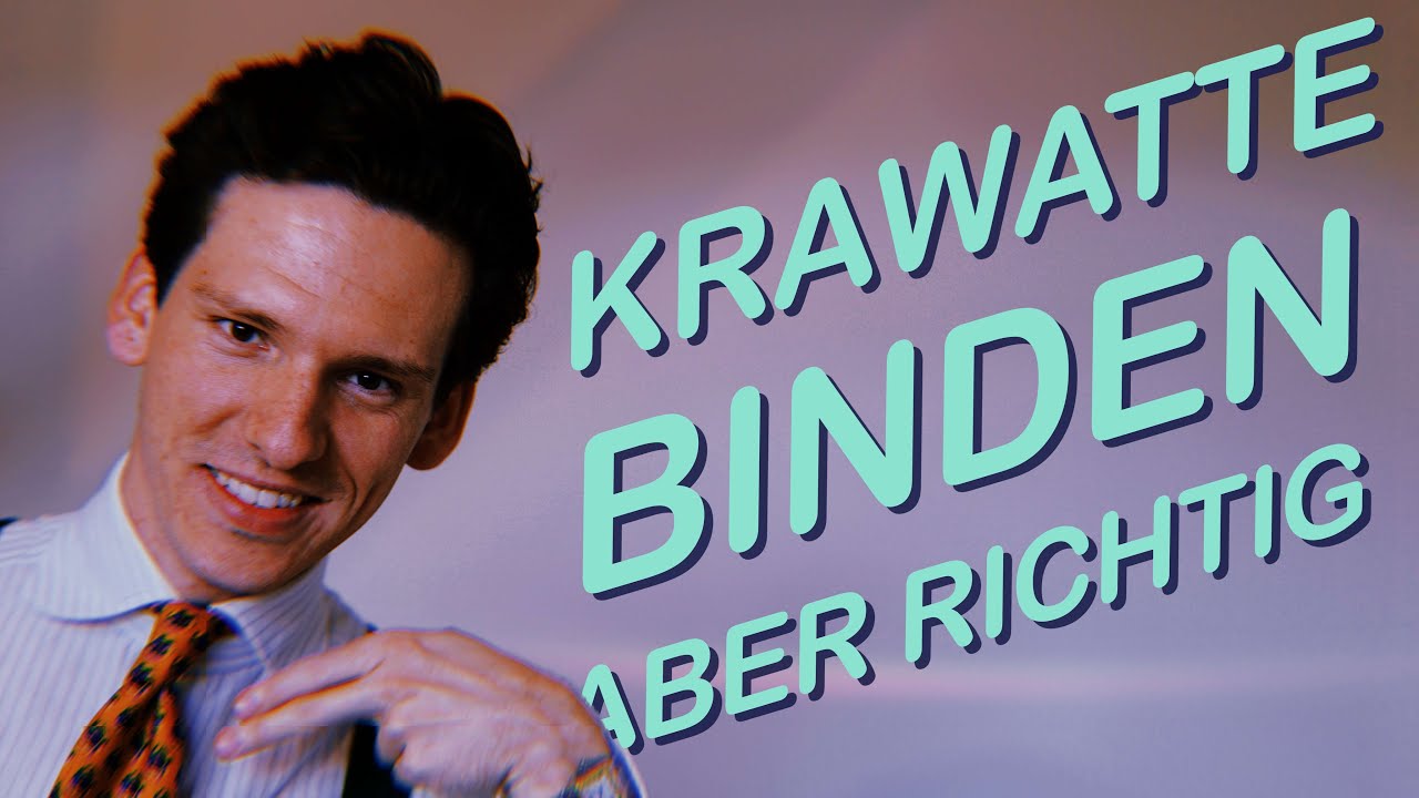 Krawatte binden, aber RICHTIG + 4-In-Hand in First-Person POV