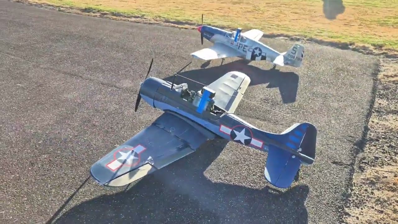 RC SBD Dauntless and P51-B Mustang: Flight Three