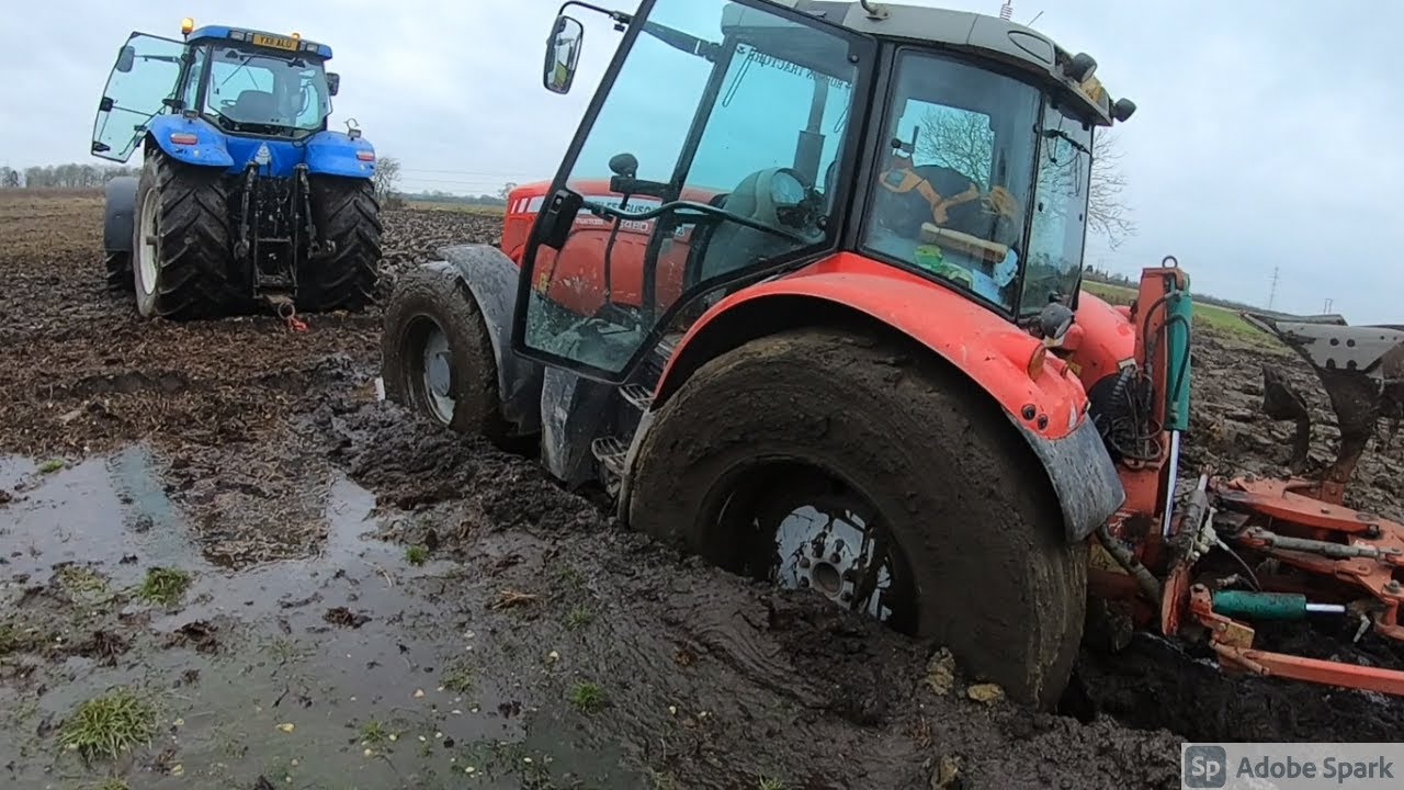 Massey 6480 stuck fast