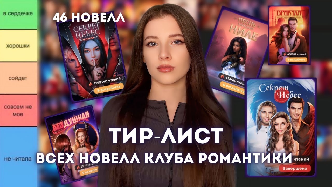 РЕЙТИНГ ВСЕХ 46 НОВЕЛЛ КЛУБА РОМАНТИКИ // ОТ ХУДШИХ К ЛУЧШИМ // Обсуждение