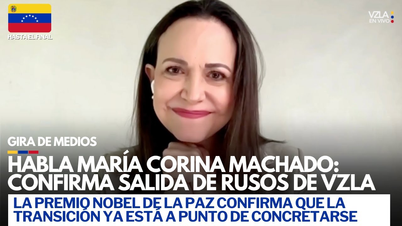 VIVO - Habla María Corina Machado hoy 11OCT en gira de medios: confirma salida de rusos #Venezuela