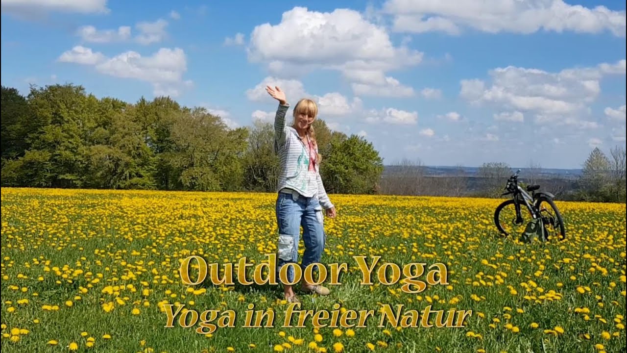 Outdoor Yoga - Yoga im Freien - Die Einschwingübung
