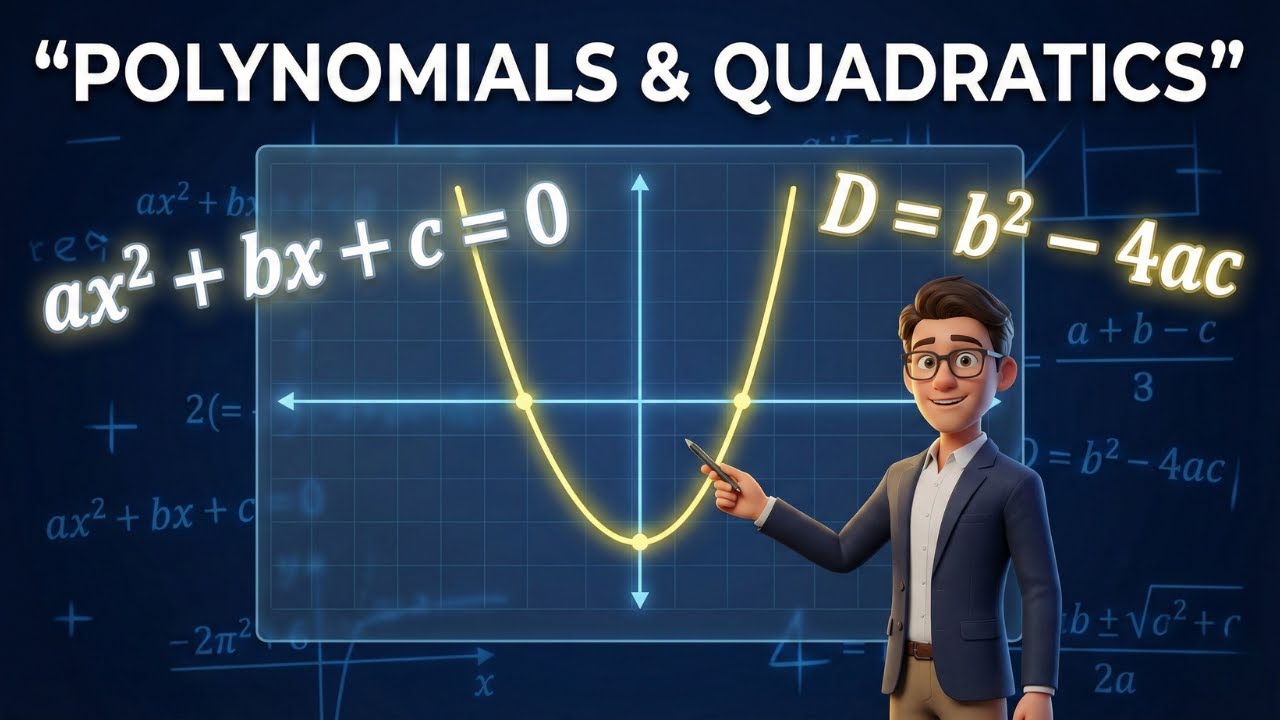 Polynomials & Quadratic Equations Explained | Theorems, Roots & Tricks | EduRev